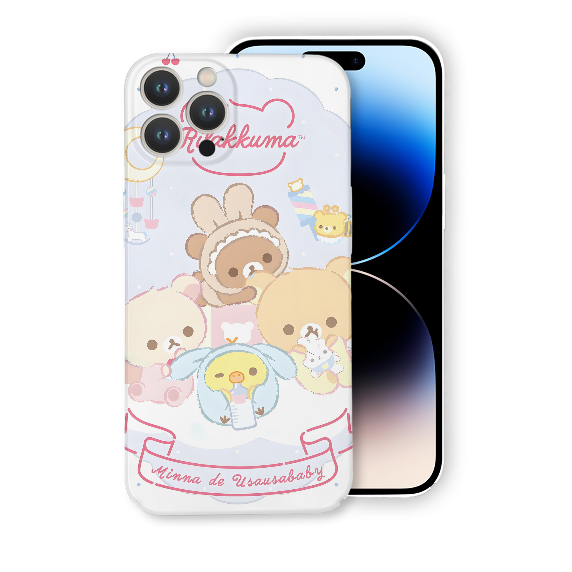 （画像用） リラックマ リラックマ キイロイトリ Rilakkuma Korilakkuma Kiiroitori 【iPhone 14シリーズ対応】ハードケース